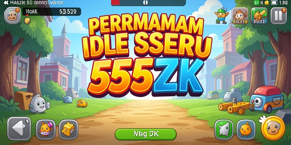 Tampilan gameplay Idle yang menarik di 555ZK.