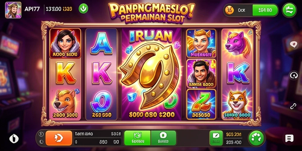 Tampilan menarik dari gameplay API77 yang mendebarkan.