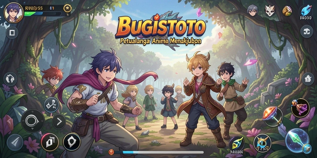 Gameplay seru dan dinamis di BUGISTOTO dengan karakter anime.