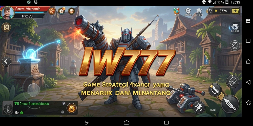 Tampilan screenshot IW777 menampilkan aksi strategis yang menegangkan.