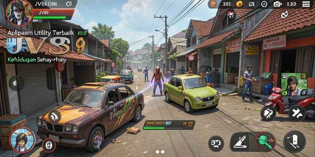 Screenshot JV88 menampilkan antarmuka aplikasi Utility yang user-friendly.