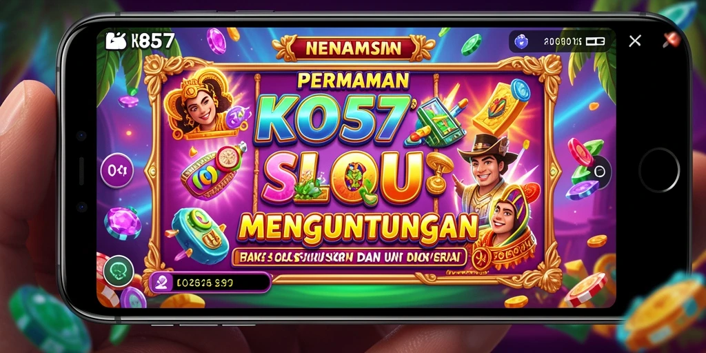 Screenshot gameplay menunjukkan serunya bermain KO857 dengan berbagai tema slot.