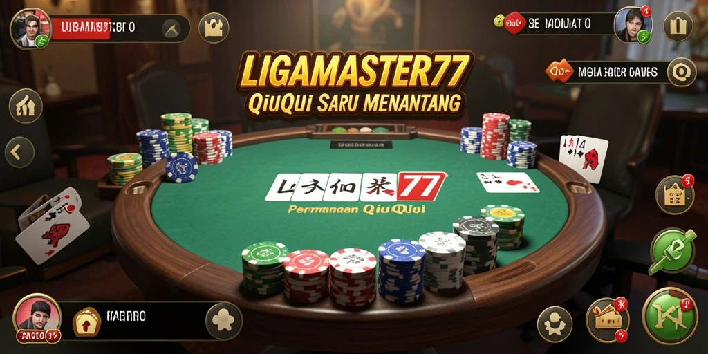 Gameplay QiuQiu seru di LIGAMASTER77.