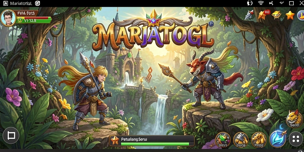 Tangkapan layar dari gameplay MARIATOGL yang menakjubkan di dunia fantasi.