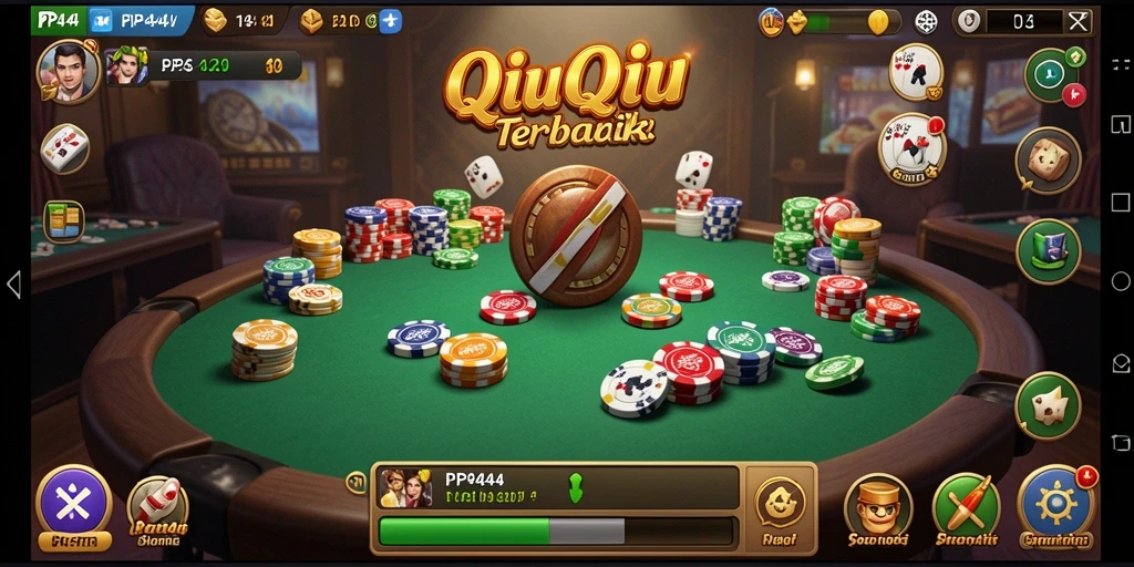 Tampilan menawan dari gameplay QiuQiu PP444.