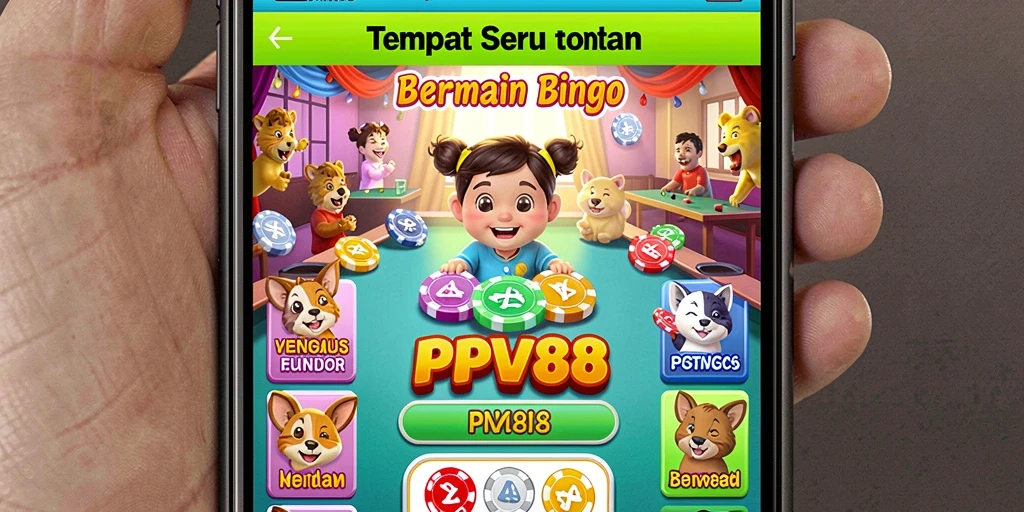 Tangkapan layar utama aplikasi PPV88 menampilkan gameplay Bingo seru.