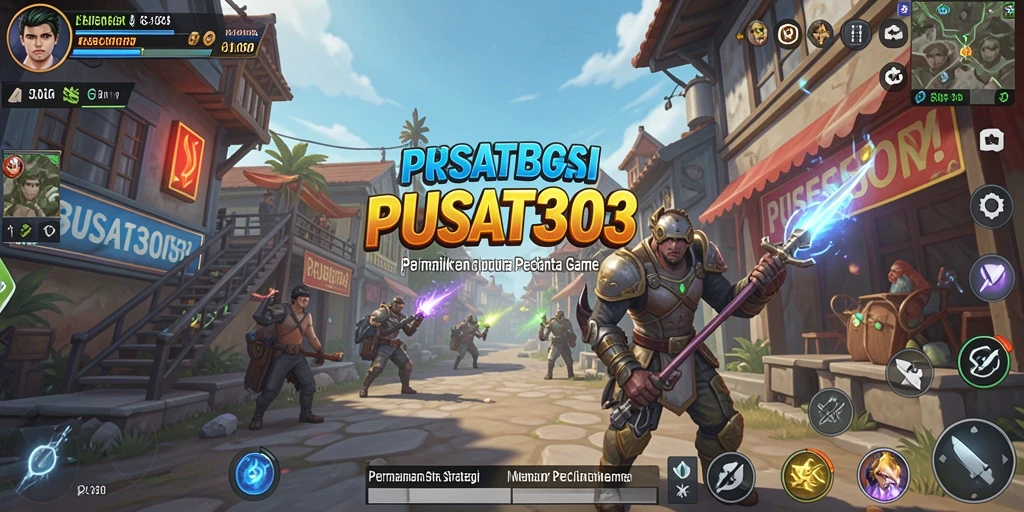 Screenshot PUSAT303 menampilkan momen strategis dalam gameplay yang menegangkan.