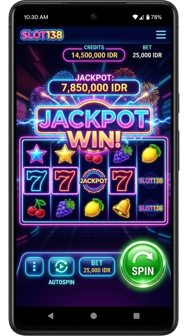 Tampilan utama aplikasi slot138 yang menarik.